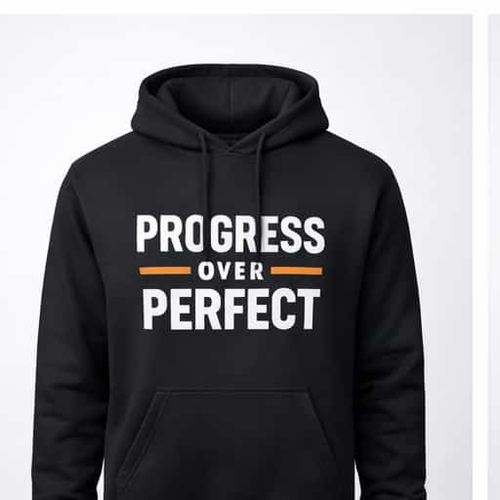 Progress Over Perfect Hoodie | Routine Republic